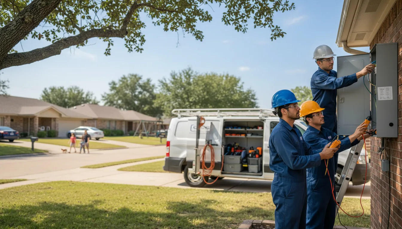Certified electrician providing emergency electrical services in Orviston, PA